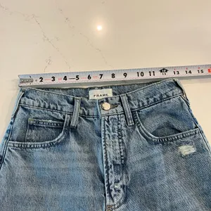 Frame High N Tight Wide Leg Jeans in‎ Bilson Rips size 25 thumbnail 9