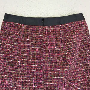Boden‎ Tweed Pencil Skirt Pink Black Plaid Business Casual Women US 10R thumbnail 5
