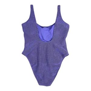 Aerie Lurex Crinkle Babewatch One Piece Swimsuit Purple Size XL thumbnail 9