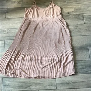 OAK + FORT Pink Pleated Sundress thumbnail 6