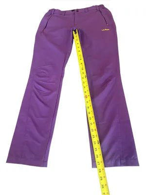 LL Bean Purple Soft Shell Hiking Rain Pants Womens Large thumbnail 8