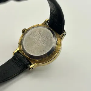 Vintage Timex Gold Tone Case Women’s Quartz Watch Working New Battery thumbnail 6