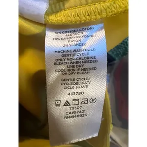 Loft Women's Sz 4 Petite Marisa Fit Cropped Riviera Pant Mustard Yellow Mid-Rise thumbnail 11