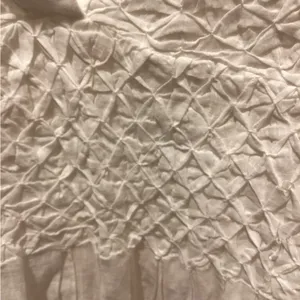 Anthropologie White Textured Blouse thumbnail 3