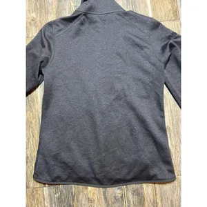 The North Face Womens Large Full Zip Softshell Fleece Jacket Heathered Dark Gray thumbnail 8