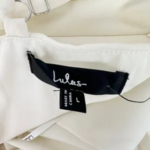 NEW Lulus Irresistibly Darling Ivory Chiffon Midi Dress and Scarf Set Large thumbnail 11