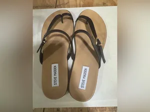 Steve Madden Kally Sandal Black Women’s Size 10 New Ring Toe Sandal thumbnail 5