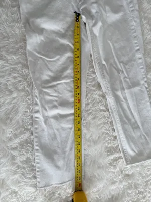 J.Crew Matchstick White Raw Hem Jeans Size 29 Short thumbnail 5