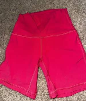 Lululemon Shorts Spandex Short pink thumbnail 1