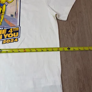Size L - Star Wars Day May The 4th Be With You 2024 C-3PO R2-D2 T-Shirt thumbnail 3