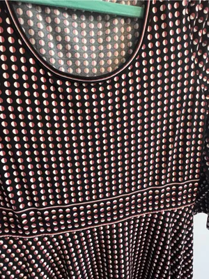 Max Studio Women's Brown Polka Dot‎ Fit & Flare Dress size thumbnail 4