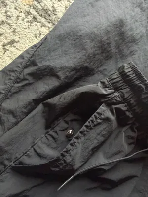 Nike Black Lightweight Track Pants with White Swoosh thumbnail 10