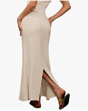 Boutique NWOT Linen maxi skirt thumbnail 2