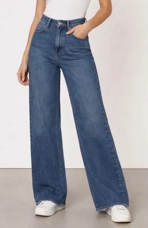 Citizens of Humanity Ayla Baggy Wide Leg High Rise Jean Claremont Wash Size 23 thumbnail 1