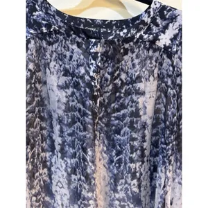 Gypsy 05 Global Village Women Silk Overlay Blouse‎ Flowy Top Size Large thumbnail 4