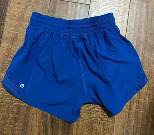 LULULEMON 💙 Hotty Hot high rise 4” lined shorts Symphony Blue NWOT thumbnail 1