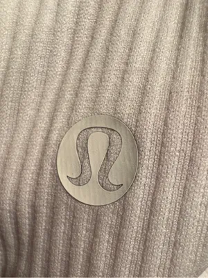 Lululemon ebb to street Women's Long-Sleeve White Ribbed Crop Top thumbnail 5