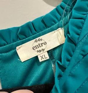Entro Pleated Ruffle Sleeve Blouse thumbnail 5