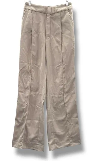 House of CB NWT Pleated Wide‎ Leg Dress Pants Women’s Size XS Beige Cream High thumbnail 1