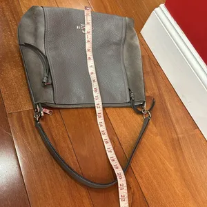 Coach‎ Gray Marlon Hobo Leather Women's Bag thumbnail 15