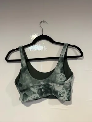 Lululemon reversible align Tie-Dye Scoop Neck Bralette - Green thumbnail 3