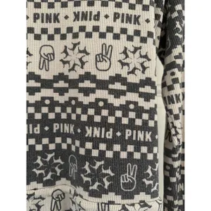 PINK Victoria's Secret Waffle Knit One-Piece Thermal Pajamas Onesie Medium thumbnail 5