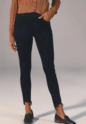 Abercrombie & Fitch the super skinny high rise ankle jeans size 25 thumbnail 1