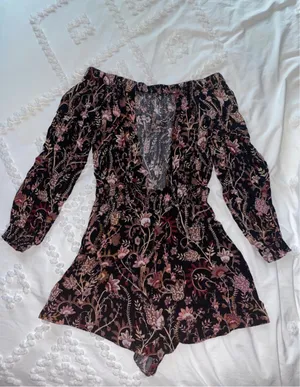 Free People Romper Floral thumbnail 5