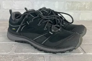 Keen Hiking Shoes Womens‎ 8 Black Terradora Waterproof Low Top Lace Up Sneaker thumbnail 1