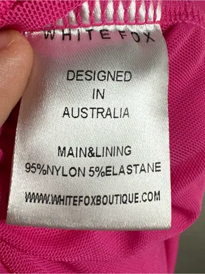 White Fox Boutique Don’t tell me now mini dress in hot pink SZ:S thumbnail 7