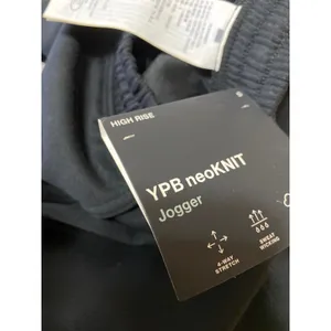 NEW YPB Your Personal Best Black NeoKnit High Rise Cargo Jogger Sweat Pants S thumbnail 5