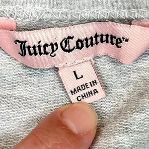 Juicy Couture Gray Keyhole Lightweight Sweatshirt Large thumbnail 7