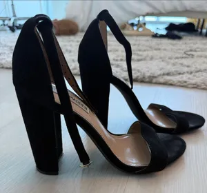 Steve Madden Black Heels Size 8 thumbnail 1