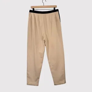 Alice + Olivia Womens Pants Beige Roy Tapered High Rise Pleated Trousers Size 12 thumbnail 3