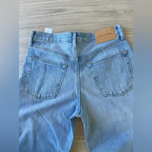 Calvin Klein Women's Straight Jeans in Light Blue thumbnail 4