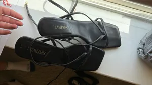 Dream Paris Black strap kitten heels thumbnail 3