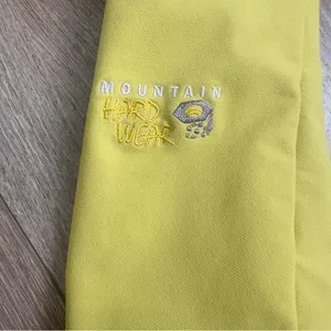 Mountain Hardwear Front Zip Jacket Women’s Size Medium Yellow thumbnail 4