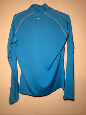 Callaway Blue Long-Sleeve Golf Quarter-Zip Women’s S thumbnail 5