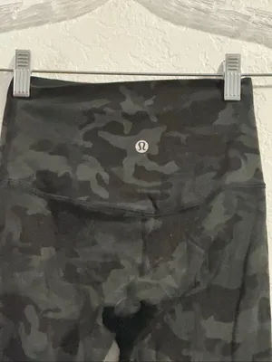 LULULEMON Align 2 Pant Small Incognito Camo Multi leggings thumbnail 3