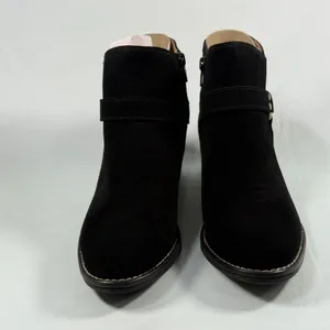 White Mountain Size-8M Women's Ankle Boot Black Geniune‎ Leather thumbnail 3