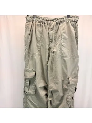 Abercrombie & Fitch Olive Green Cargo Pants M Military Streetwear Utility thumbnail 3