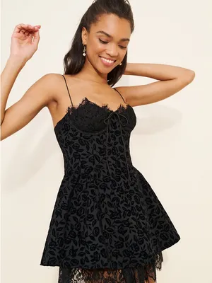 For Love & Lemons Shae Mini Dress size small thumbnail 1