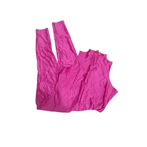 SKIMS Size 4X Shine Catsuit Jersey Mock Neck Sleeveless Catsuit Hot Pink NWOT thumbnail 3