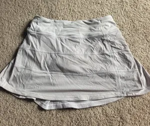 Lululemon White Tennis Skirt Pleated thumbnail 1