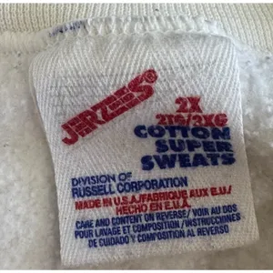 Jerzees Vintage 90s Hershey's Hot Cocoa Sweatshirt XL White Graphic Crewneck thumbnail 3