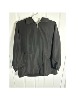 Canvas Black & Beige Utility Jacket 1X thumbnail 2