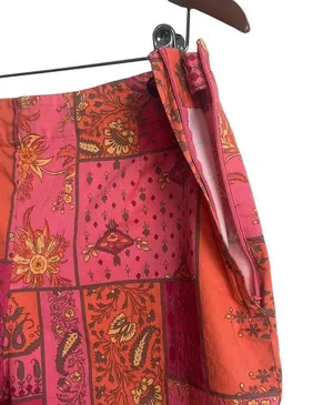 Susan Bristol Pants Women Plus 16 Pink Orange Straight Leg Side Zipper Retro thumbnail 10