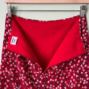 Aritzia Sunday Best Tatiana Floral A-Line Mini Slit Skirt thumbnail 5