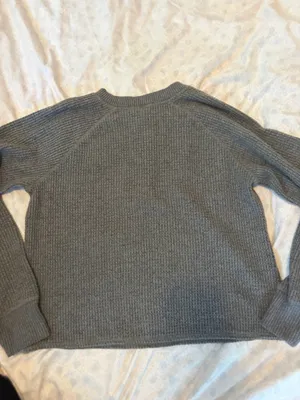 Old navy gray waffle long sleeve shirt thumbnail 8