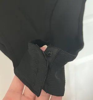 Black Ribbed Bodysuit thumbnail 3